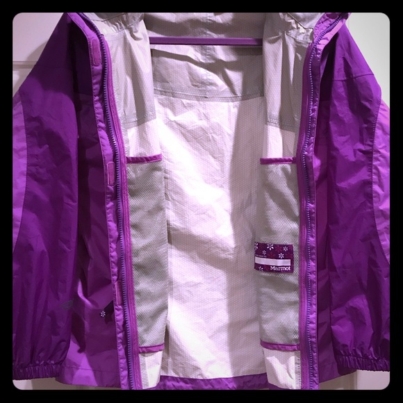 Marmot Other - 🌈MARMOT-Girls☔️Rain-coat💦XL 14/16💜EUC🦄